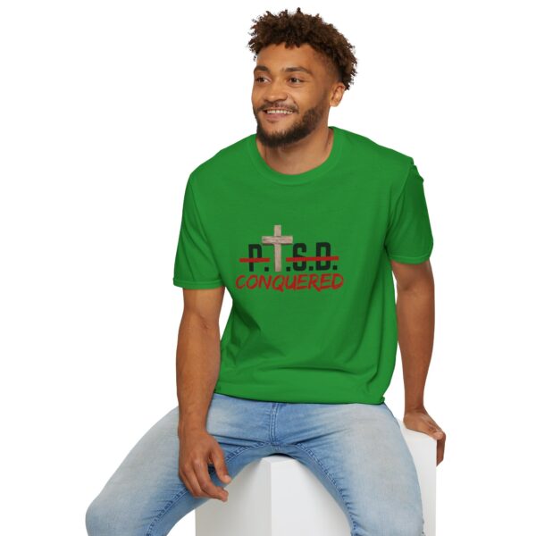Christian men's PTSD cross T-Shirt - Image 20