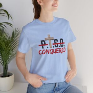 Christian women’s PTSD cross T-Shirt