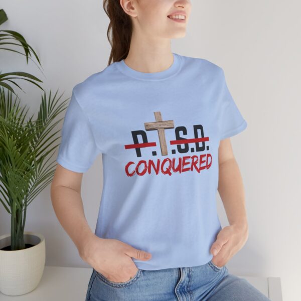 Christian women’s PTSD cross T-Shirt