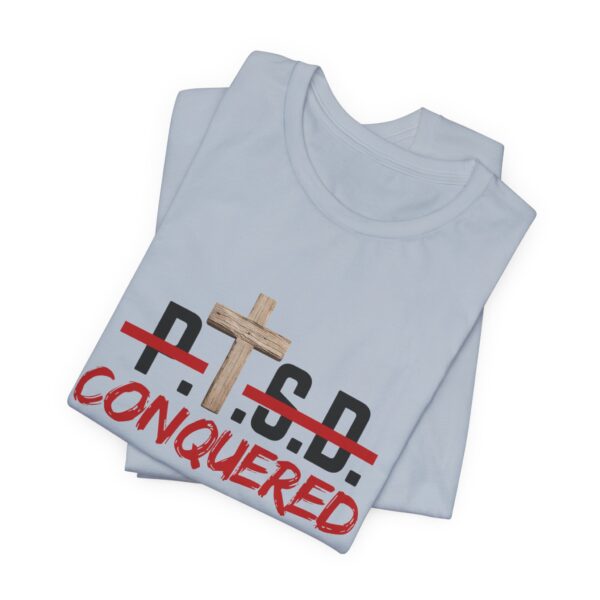 Christian women’s PTSD cross T-Shirt - Image 42