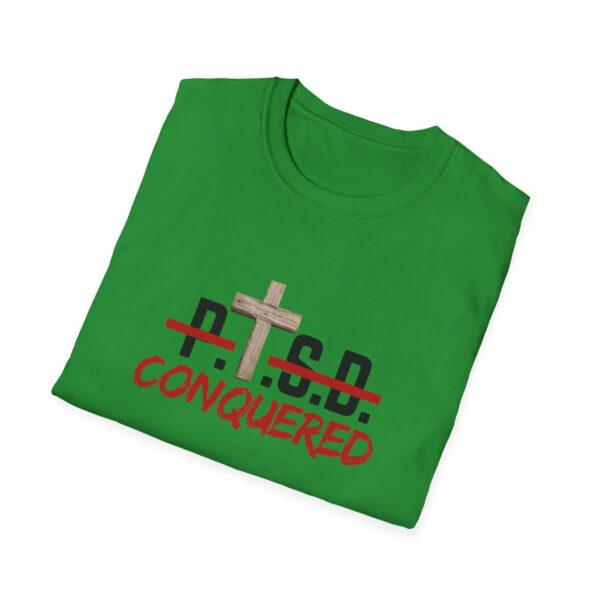 Christian men's PTSD cross T-Shirt - Image 21