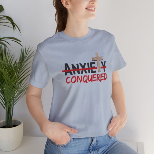 Christian women’s anxiety cross T-Shirt - Image 43