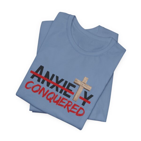 Christian women’s anxiety cross T-Shirt - Image 48