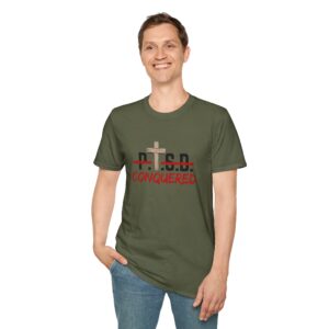 Christian men's PTSD cross T-Shirt