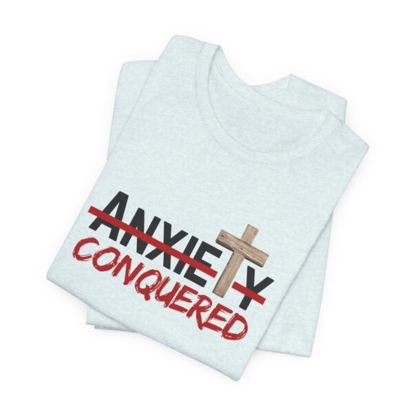 Christian women’s anxiety cross T-Shirt - Image 33