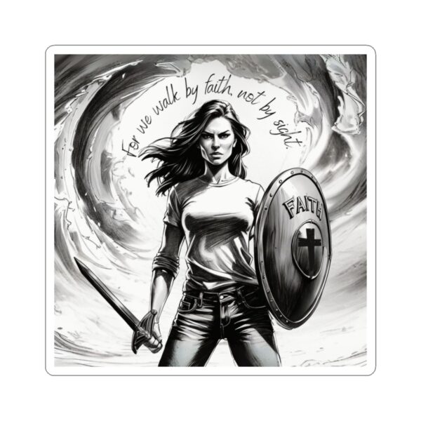 Christian scripture walk by faith Sticker - Image 7