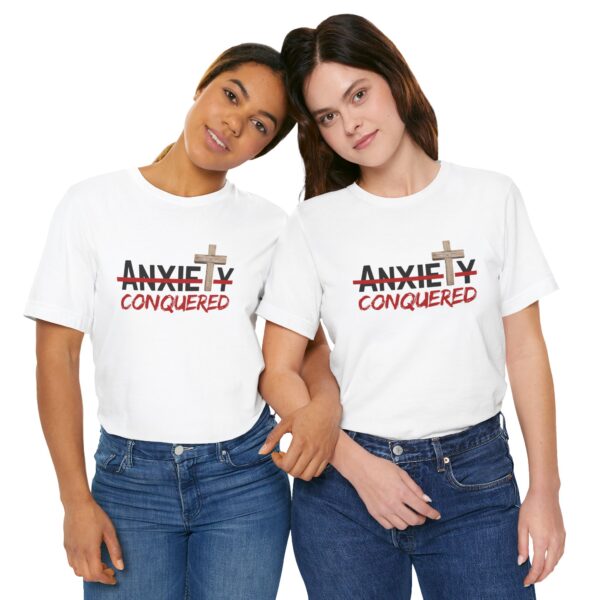Christian women’s anxiety cross T-Shirt - Image 5