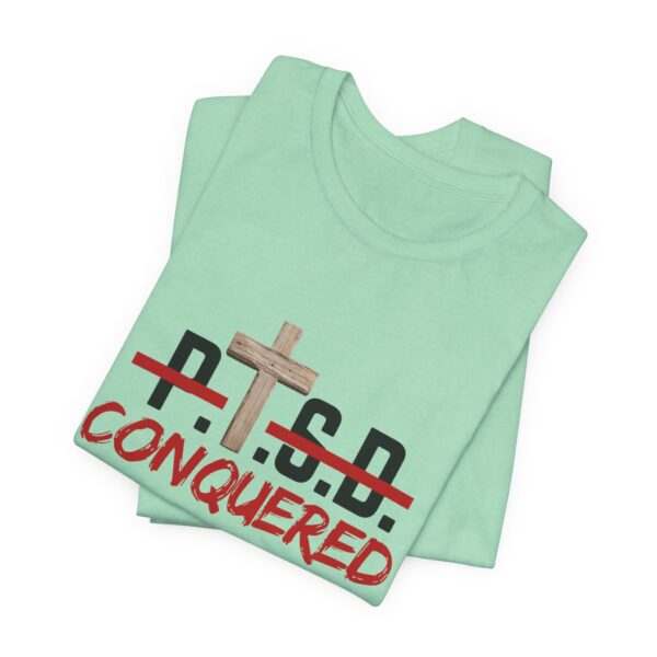 Christian women’s PTSD cross T-Shirt - Image 30