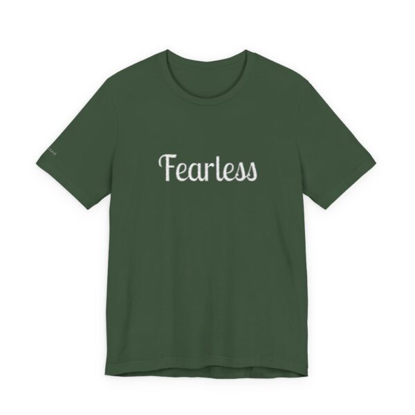 Christian women's fearless Jersey Short Sleeve Tee T-Shirt (Embroidery) - Image 42