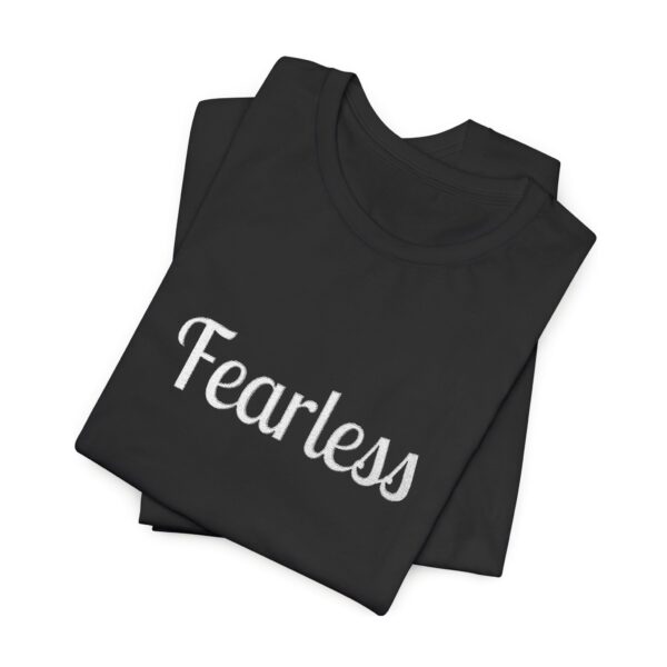 Christian women's fearless Jersey Short Sleeve Tee T-Shirt (Embroidery) - Image 52