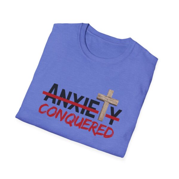 Christian men's anxiety cross T-Shirt - Image 33