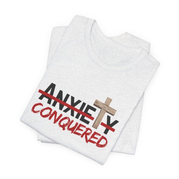 Christian women’s anxiety cross T-Shirt - Image 12