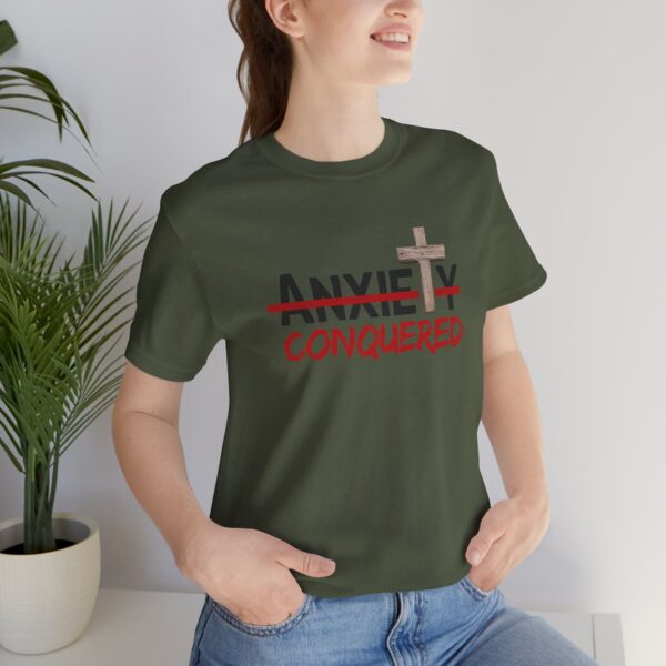 Christian women’s anxiety cross T-Shirt - Image 25