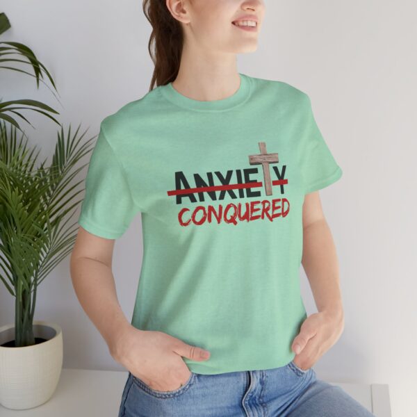 Christian women’s anxiety cross T-Shirt - Image 28