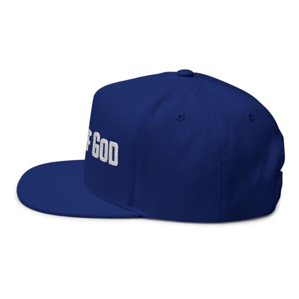 Christian men's Child of God Flat Bill Cap Hat (Embroidery) - Image 7