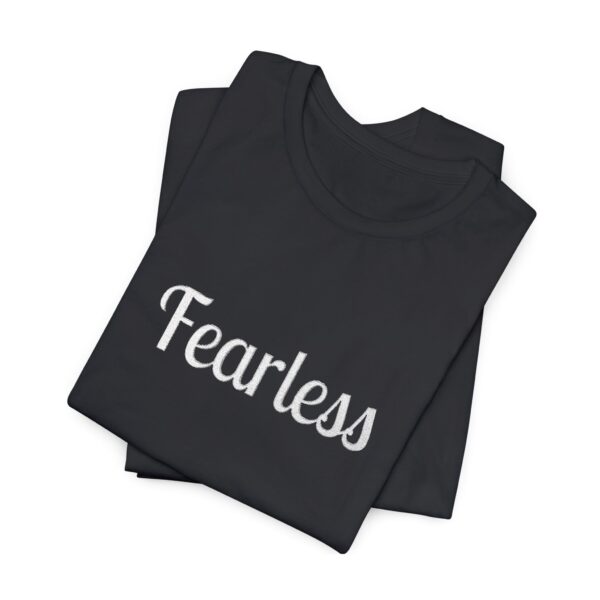 Christian women's fearless Jersey Short Sleeve Tee T-Shirt (Embroidery) - Image 32