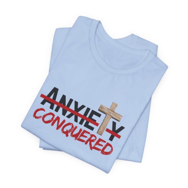 Christian women’s anxiety cross T-Shirt - Image 42