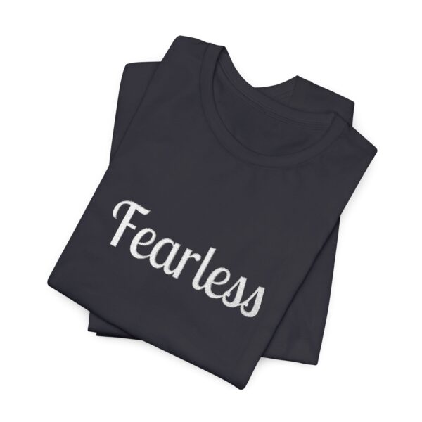 Christian women's fearless Jersey Short Sleeve Tee T-Shirt (Embroidery) - Image 28