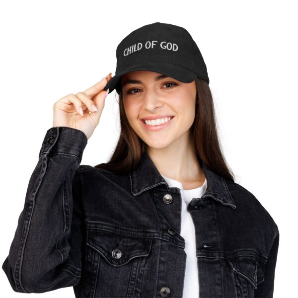 Christian Child of God Vintage Corduroy Cap Hat (Embroidery) - Image 29