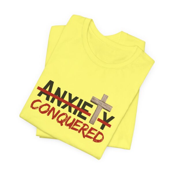 Christian women’s anxiety cross T-Shirt - Image 21