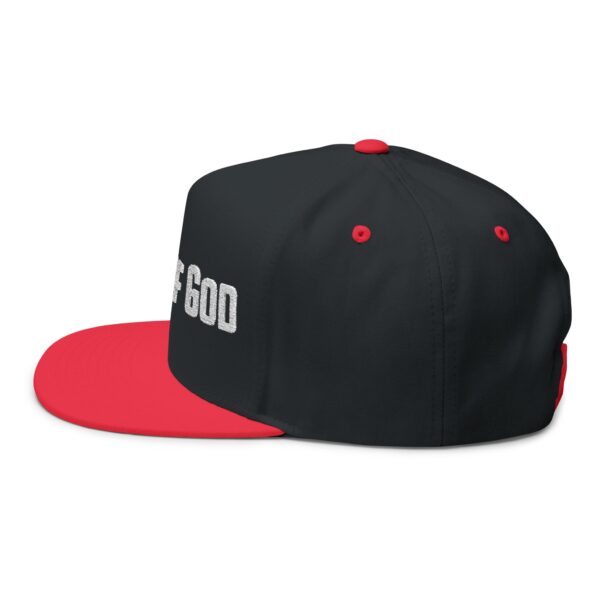 Christian men's Child of God Flat Bill Cap Hat (Embroidery) - Image 3