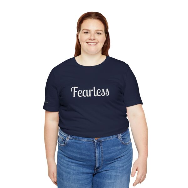 Christian women's fearless Jersey Short Sleeve Tee T-Shirt (Embroidery) - Image 53