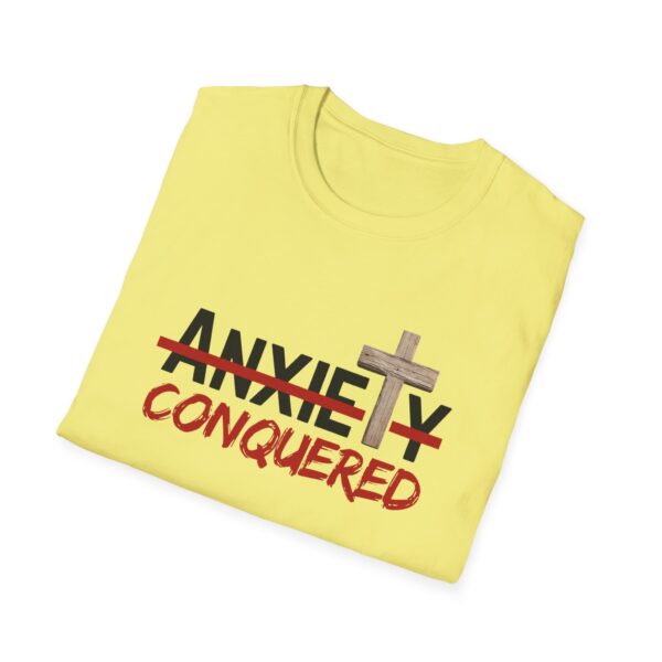 Christian men's anxiety cross T-Shirt - Image 18