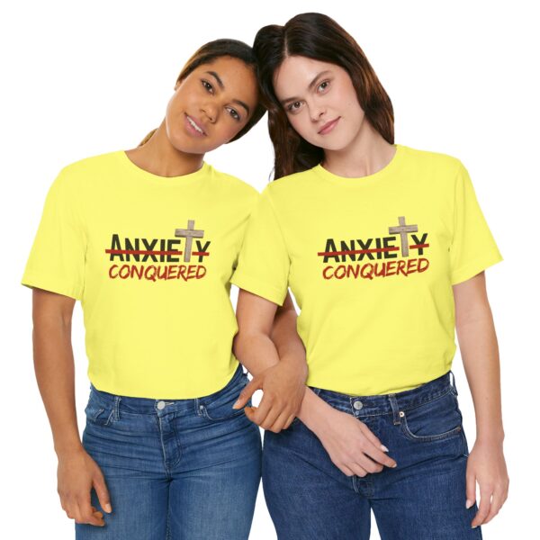 Christian women’s anxiety cross T-Shirt - Image 20