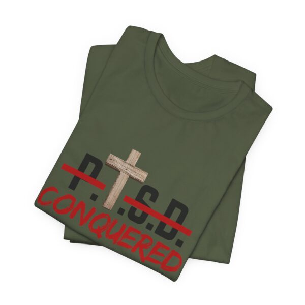 Christian women’s PTSD cross T-Shirt - Image 27