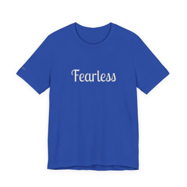 Christian women's fearless Jersey Short Sleeve Tee T-Shirt (Embroidery) - Image 46