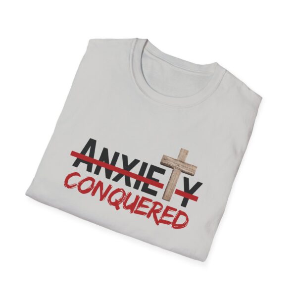 Christian men's anxiety cross T-Shirt - Image 9