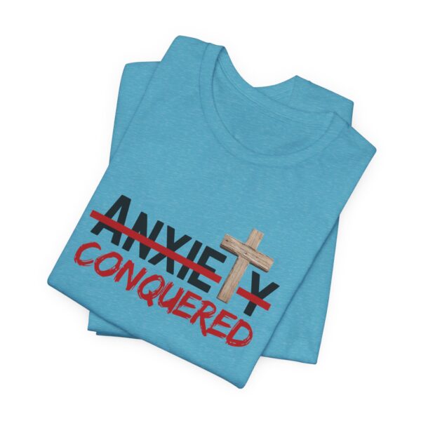 Christian women’s anxiety cross T-Shirt - Image 51