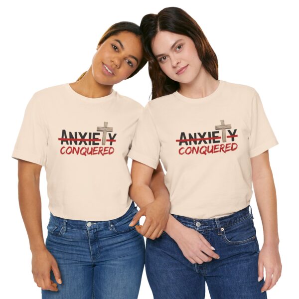 Christian women’s anxiety cross T-Shirt - Image 14