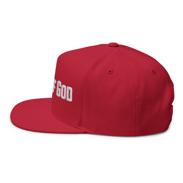 Christian men's Child of God Flat Bill Cap Hat (Embroidery) - Image 23