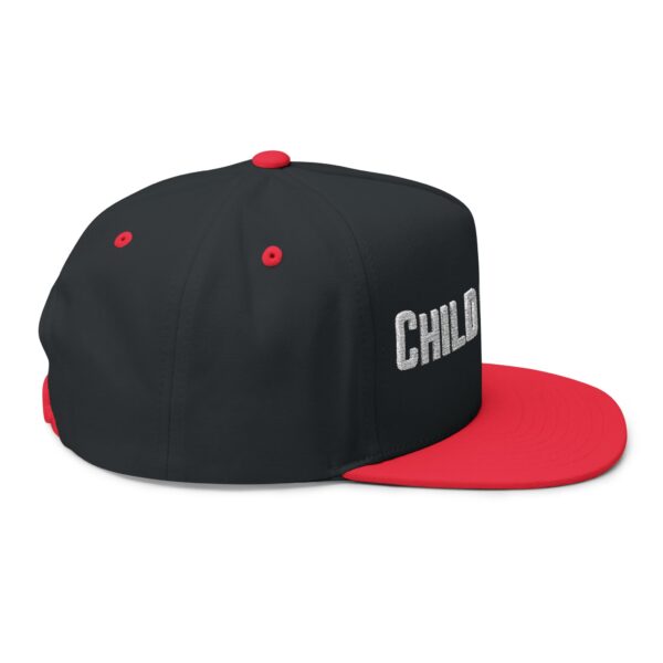 Christian men's Child of God Flat Bill Cap Hat (Embroidery) - Image 4