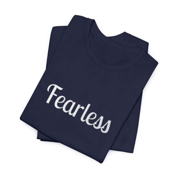 Christian women's fearless Jersey Short Sleeve Tee T-Shirt (Embroidery) - Image 56