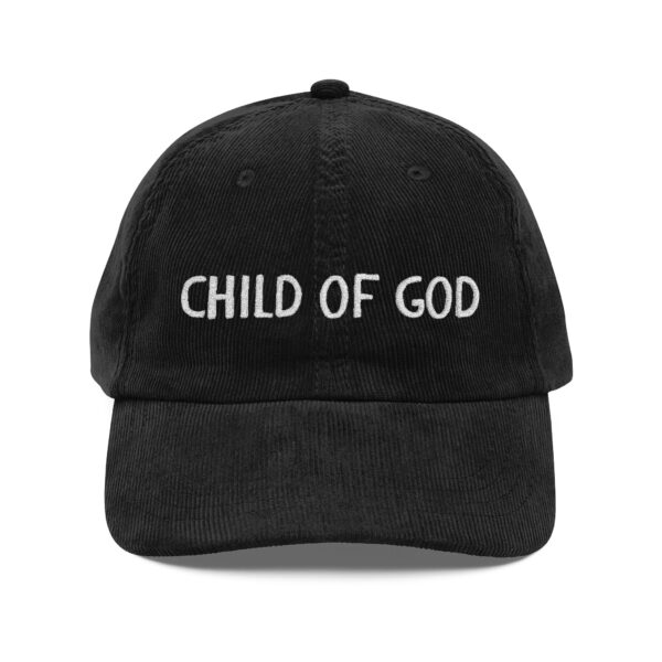 Christian Child of God Vintage Corduroy Cap Hat (Embroidery) - Image 32
