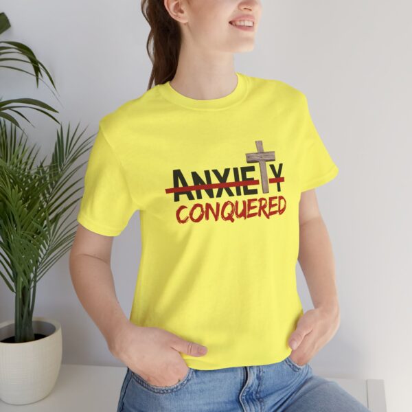 Christian women’s anxiety cross T-Shirt - Image 19