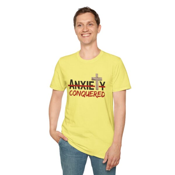 Christian men's anxiety cross T-Shirt - Image 16