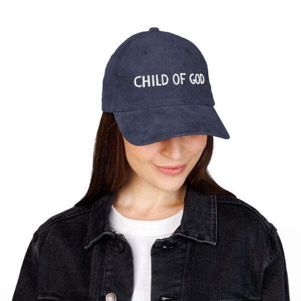 Christian Child of God Vintage Corduroy Cap Hat (Embroidery) - Image 23