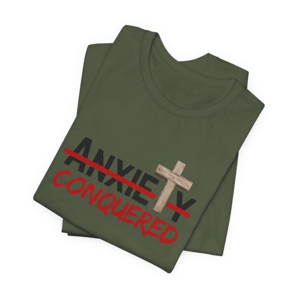 Christian women’s anxiety cross T-Shirt - Image 27