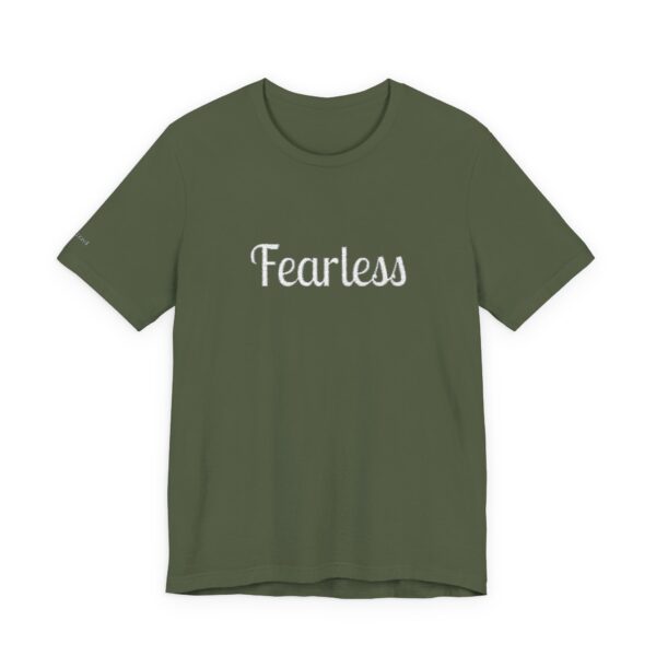 Christian women's fearless Jersey Short Sleeve Tee T-Shirt (Embroidery) - Image 34