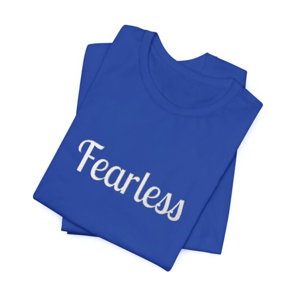Christian women's fearless Jersey Short Sleeve Tee T-Shirt (Embroidery) - Image 48