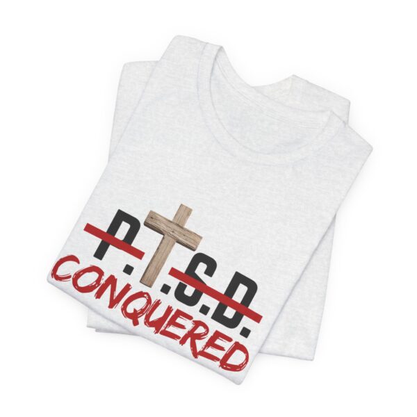Christian women’s PTSD cross T-Shirt - Image 12