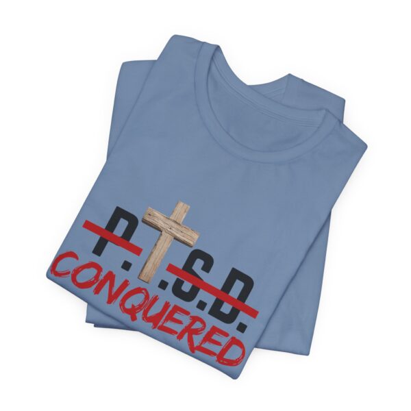 Christian women’s PTSD cross T-Shirt - Image 48