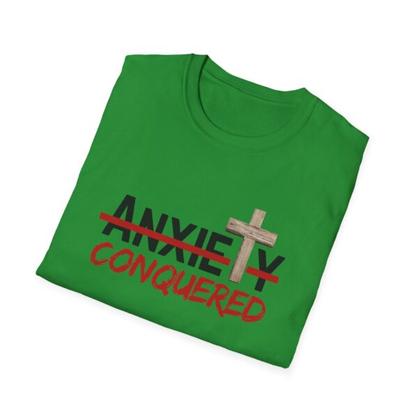 Christian men's anxiety cross T-Shirt - Image 24