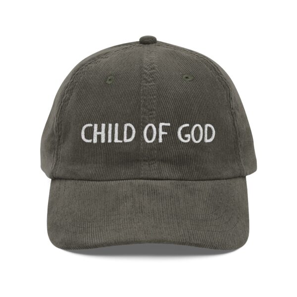 Christian Child of God Vintage Corduroy Cap Hat (Embroidery) - Image 18