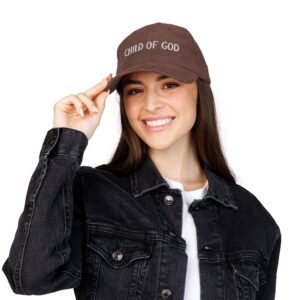 Christian Child of God Vintage Corduroy Cap Hat (Embroidery)