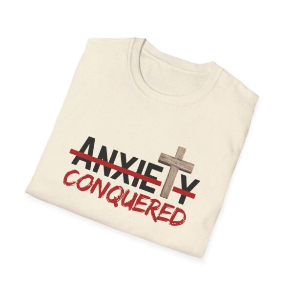 Christian men's anxiety cross T-Shirt - Image 15