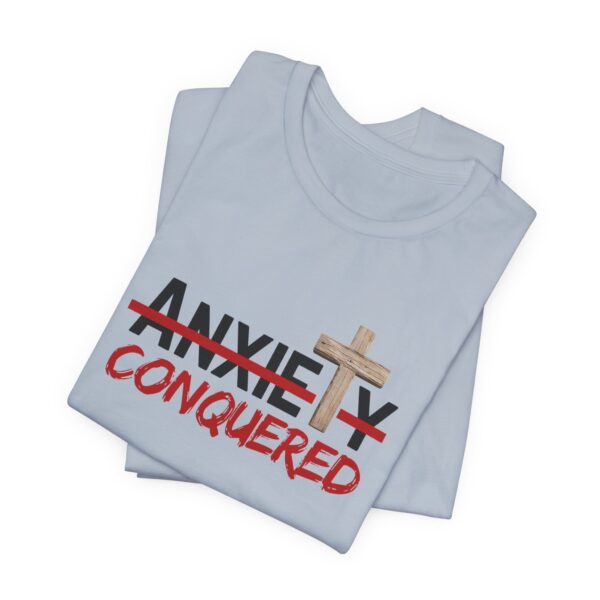 Christian women’s anxiety cross T-Shirt - Image 45